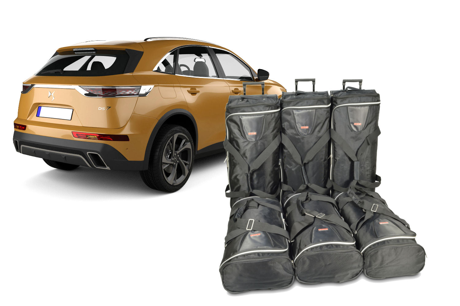 Set de sacs de voyage convient à DS7 Crossback 2018-présent