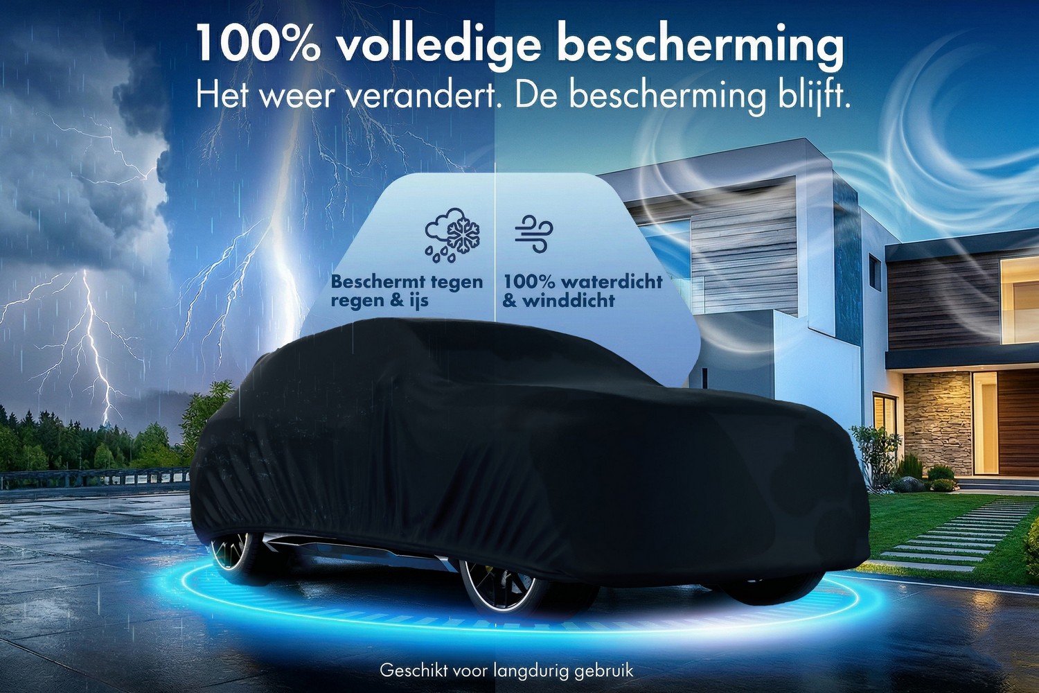 Autohoes All Weather Basic SUV zwart (4)