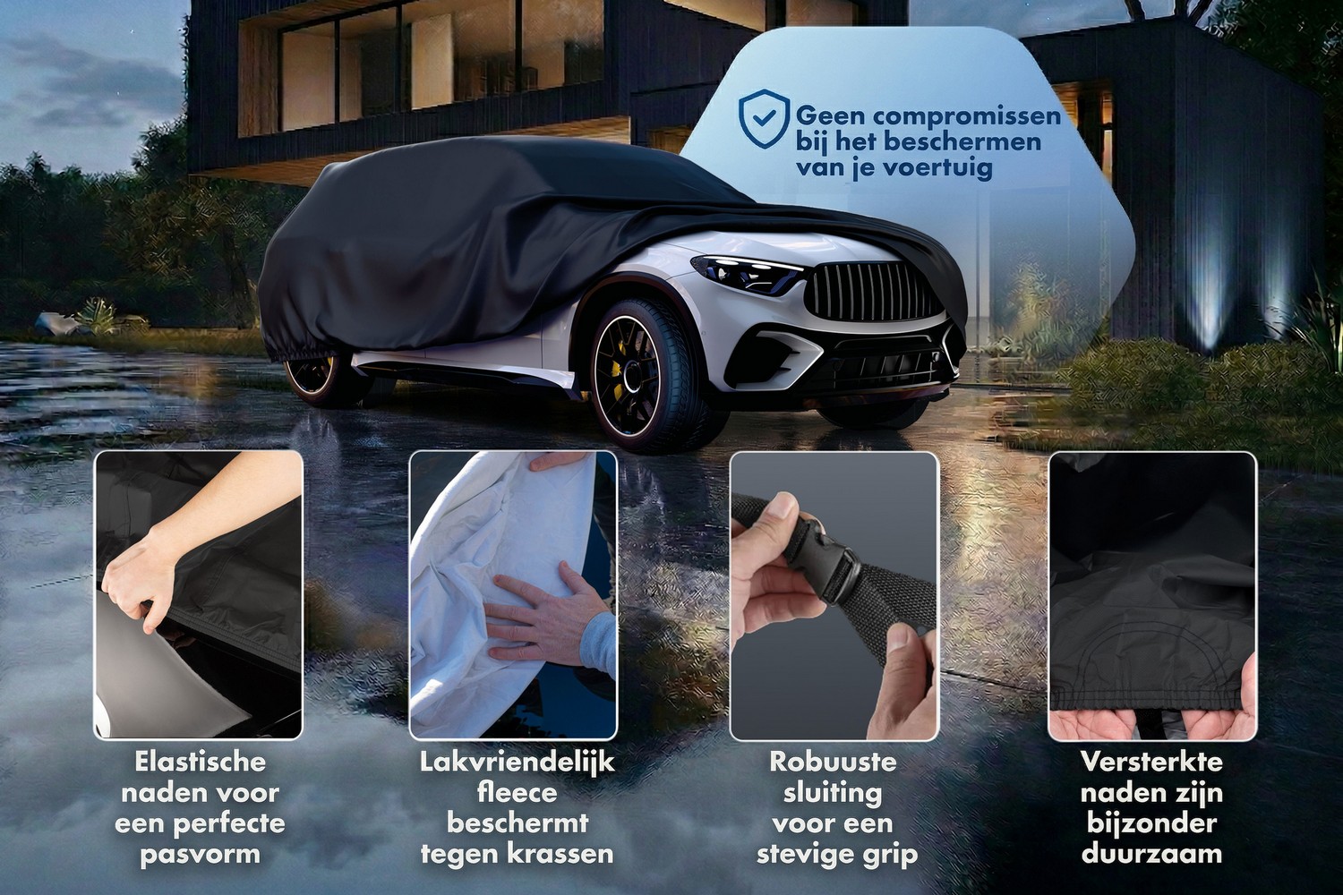 Autohoes All Weather Basic SUV zwart (6)