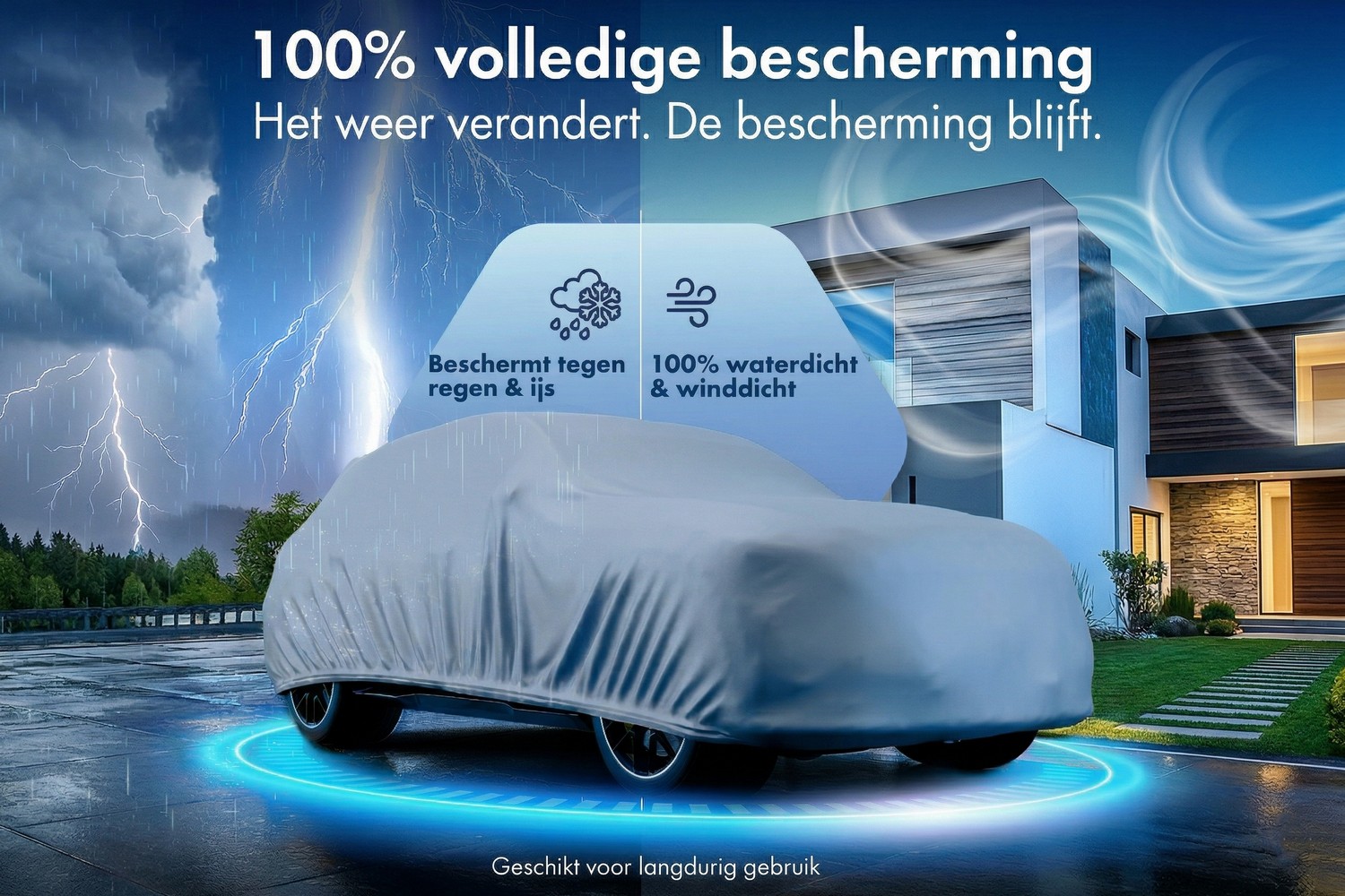 Autohoes All Weather Basic SUV zilver (4) Autohoes All Weather Basic SUV zilver (4)