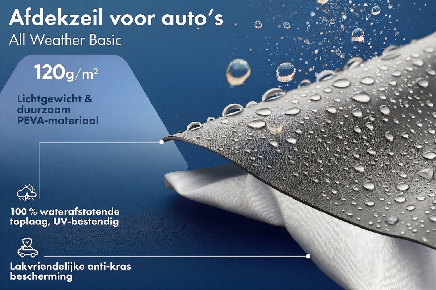 Autohoes All Weather Basic stationwagen zilver (5) Autohoes All Weather Basic stationwagen zilver (5)