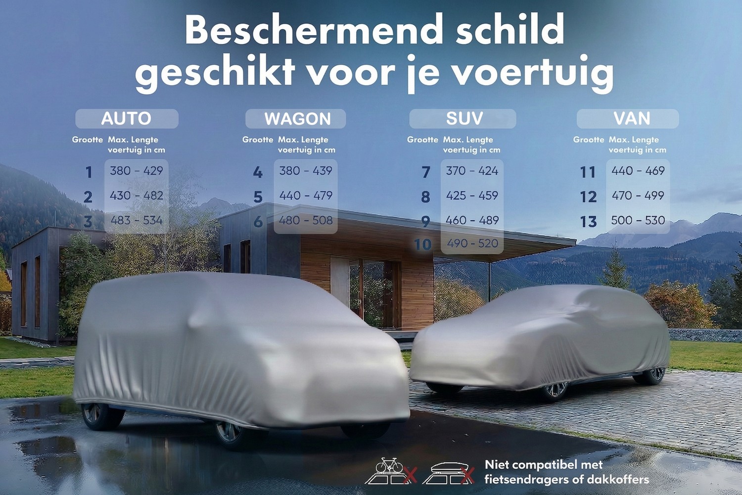 Autohoes All Weather Basic stationwagen zilver (7) Autohoes All Weather Basic stationwagen zilver (7)