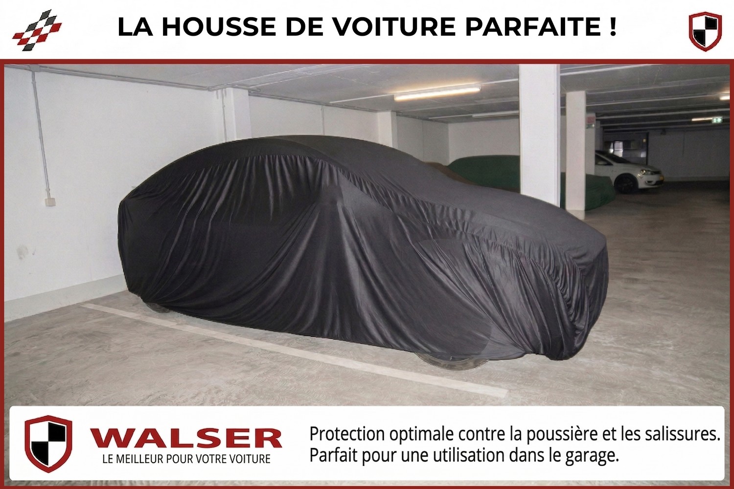 Housse de voiture Indoor Stretch Basic voiture de tourisme (2)