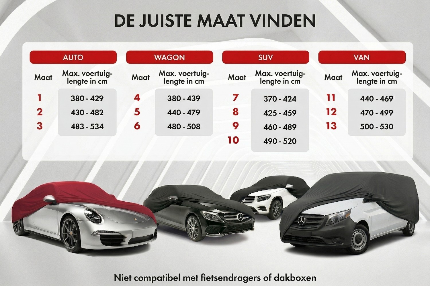 Autohoes Indoor Stretch Plus personenwagen rood (7) Autohoes Indoor Stretch Plus personenwagen rood (7)