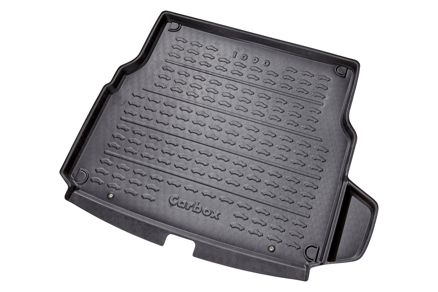 Kofferbakmat geschikt voor Jeep Compass (MK49) 2006-2010 Carbox Form PE rubber - zwart