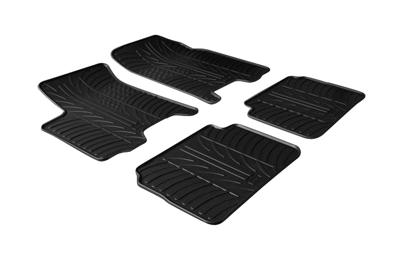 Car mats suitable for Chevrolet - Daewoo Aveo (T250) 2008-2011 3 & 5-door hatchback Rubbasol rubber