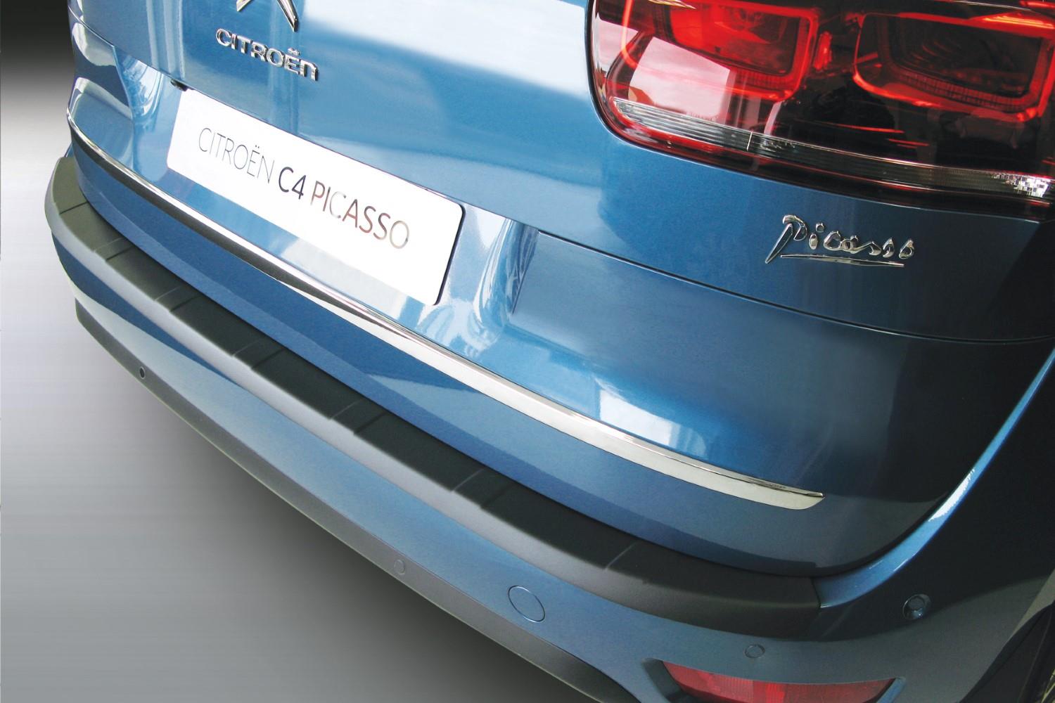 Ladekantenschutz passend für Citroën C4 Picasso II - C4 Spacetourer 2013-heute ABS - Mattschwarz