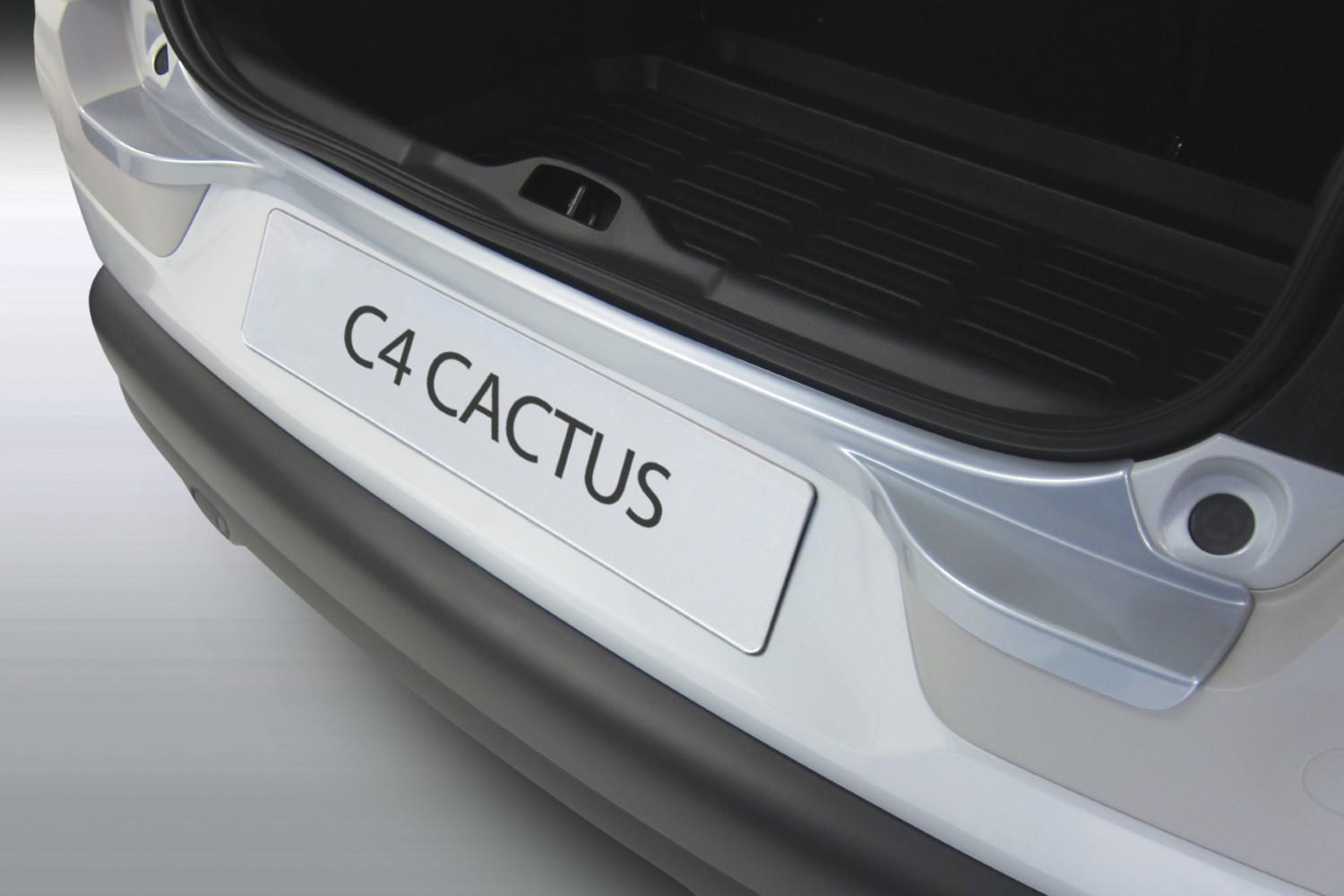 Ladekantenschutz passend für Citroën C4 Cactus 2014-2018 5-Türer Schrägheck ABS - Mattschwarz