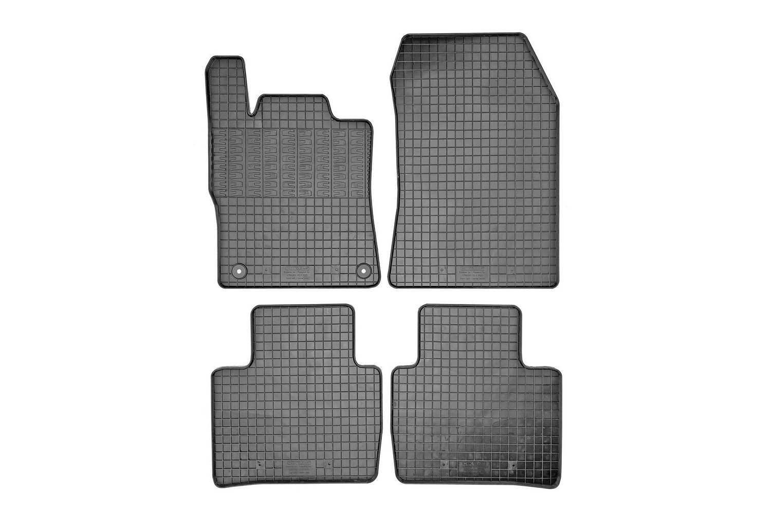 Car mats suitable for Citroën C5 X 2021-present rubber