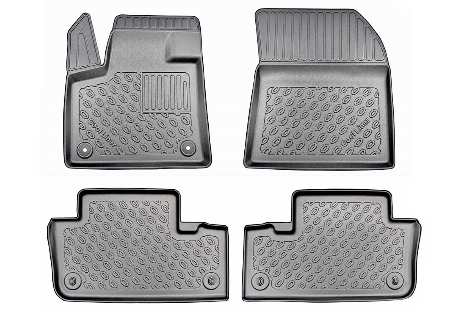 Full surround custom leather car floor mat for CITROEN DS7(Crossback) car interior  car accessories