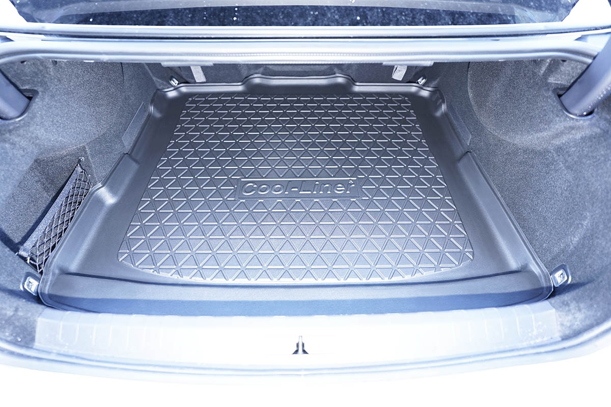 Boot mat suitable for Citroën DS9 2020-present 4-door saloon Cool Liner anti slip PE/TPE rubber