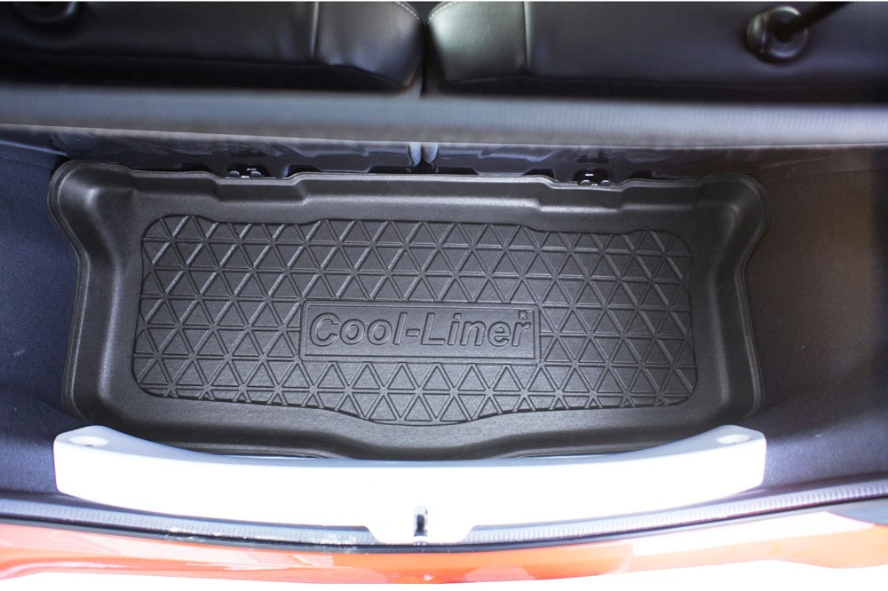 Tapis de coffre convient à Citroën C1 II 2014-présent 5 portes bicorps Cool Liner antidérapant PE/TPE caoutchouc