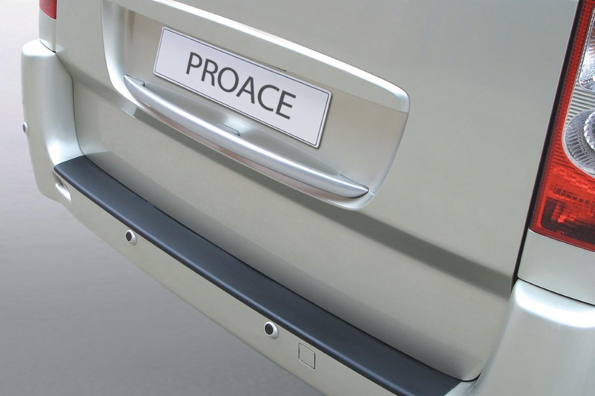 Protection de seuil de coffre convient à Citroën Jumpy II 2007-2016 ABS - noir mat