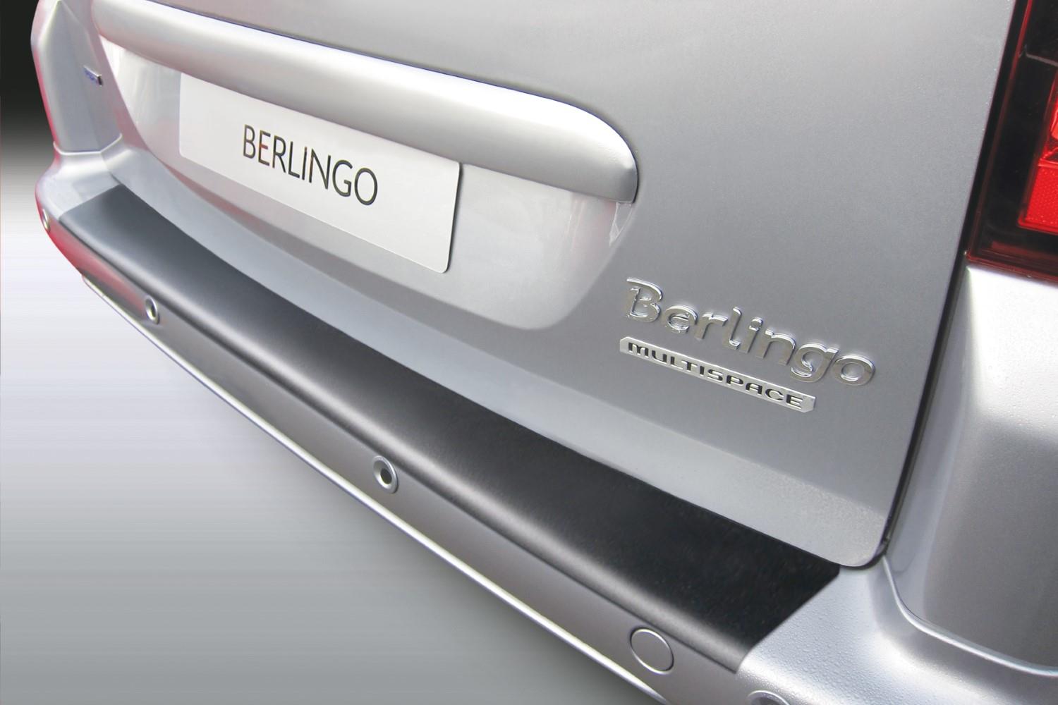 Bumperbeschermer geschikt voor Citroën Berlingo II (B9) 2008-2018 ABS - matzwart