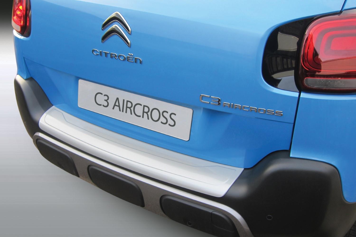 Protection de seuil de coffre Citroën C3 Aircross 2017-présent ABS - noir mat