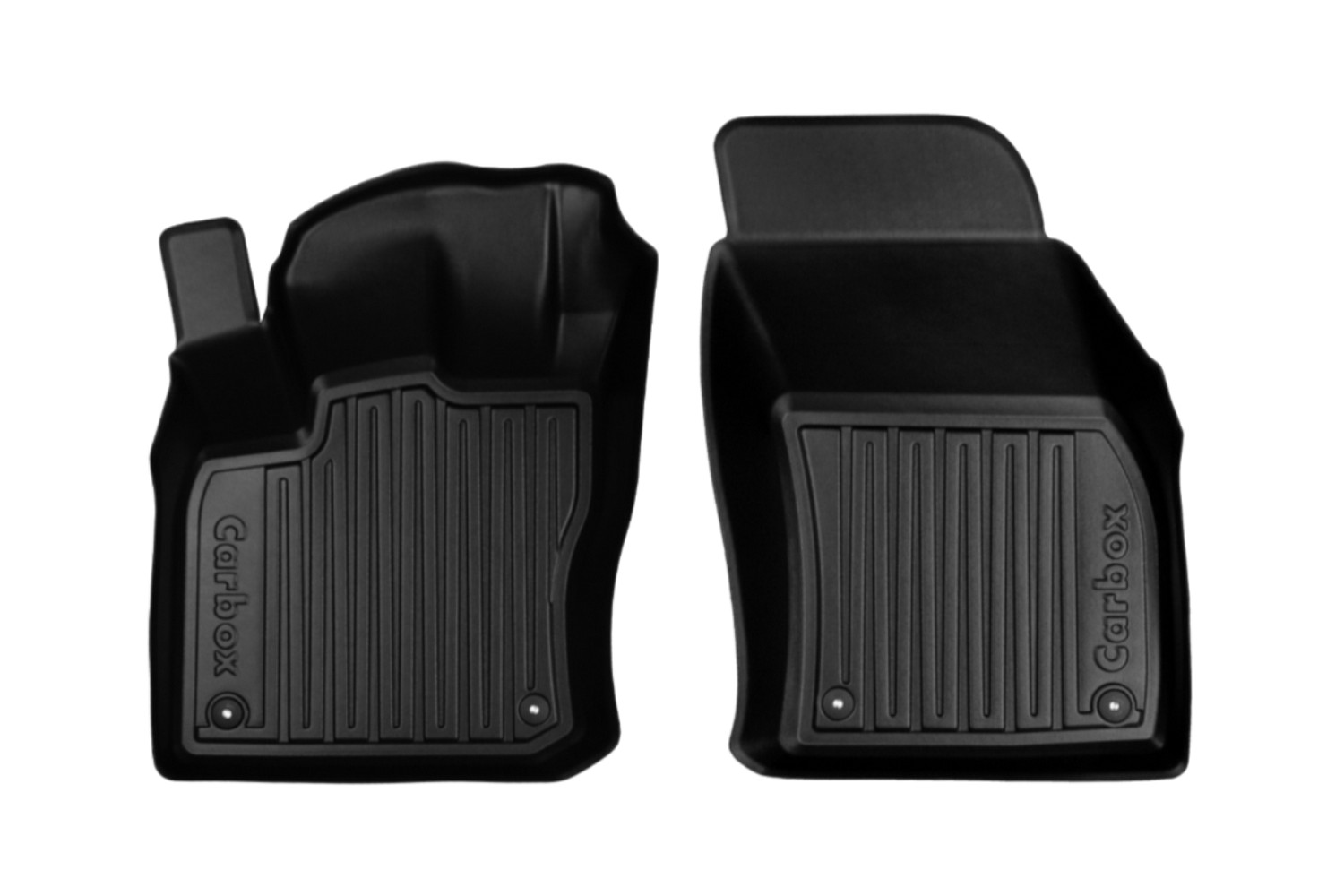 Car mats suitable for Cupra Ateca 2018-present Carbox Floor Highline PE rubber - front set