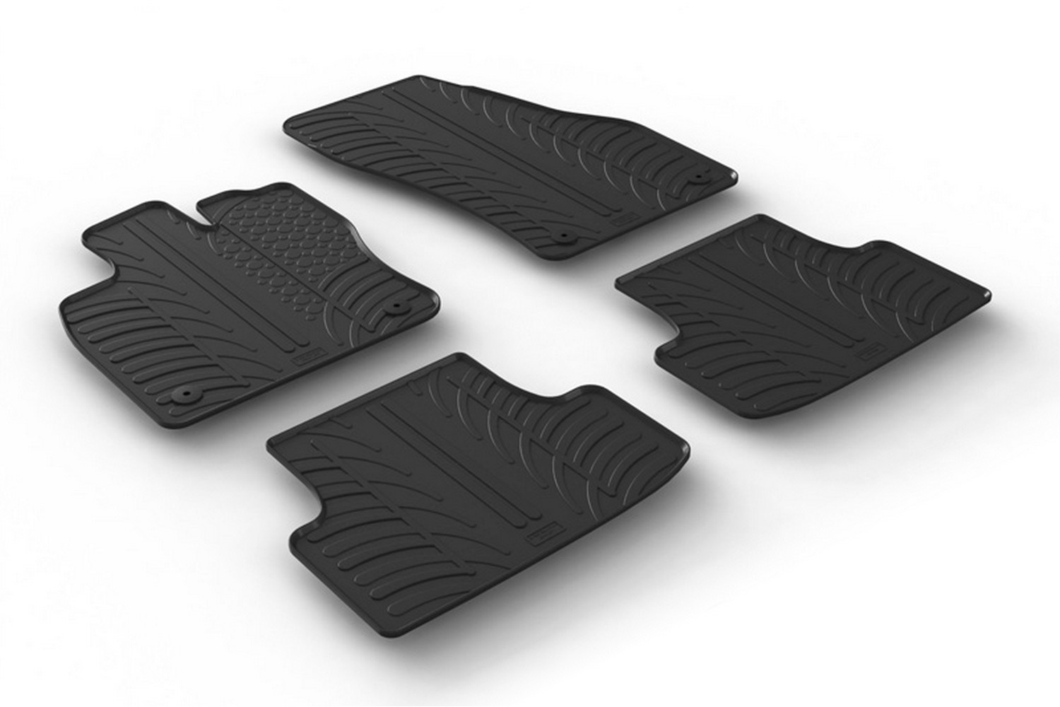 Car mats suitable for Cupra Ateca 2018-present Rubbasol rubber