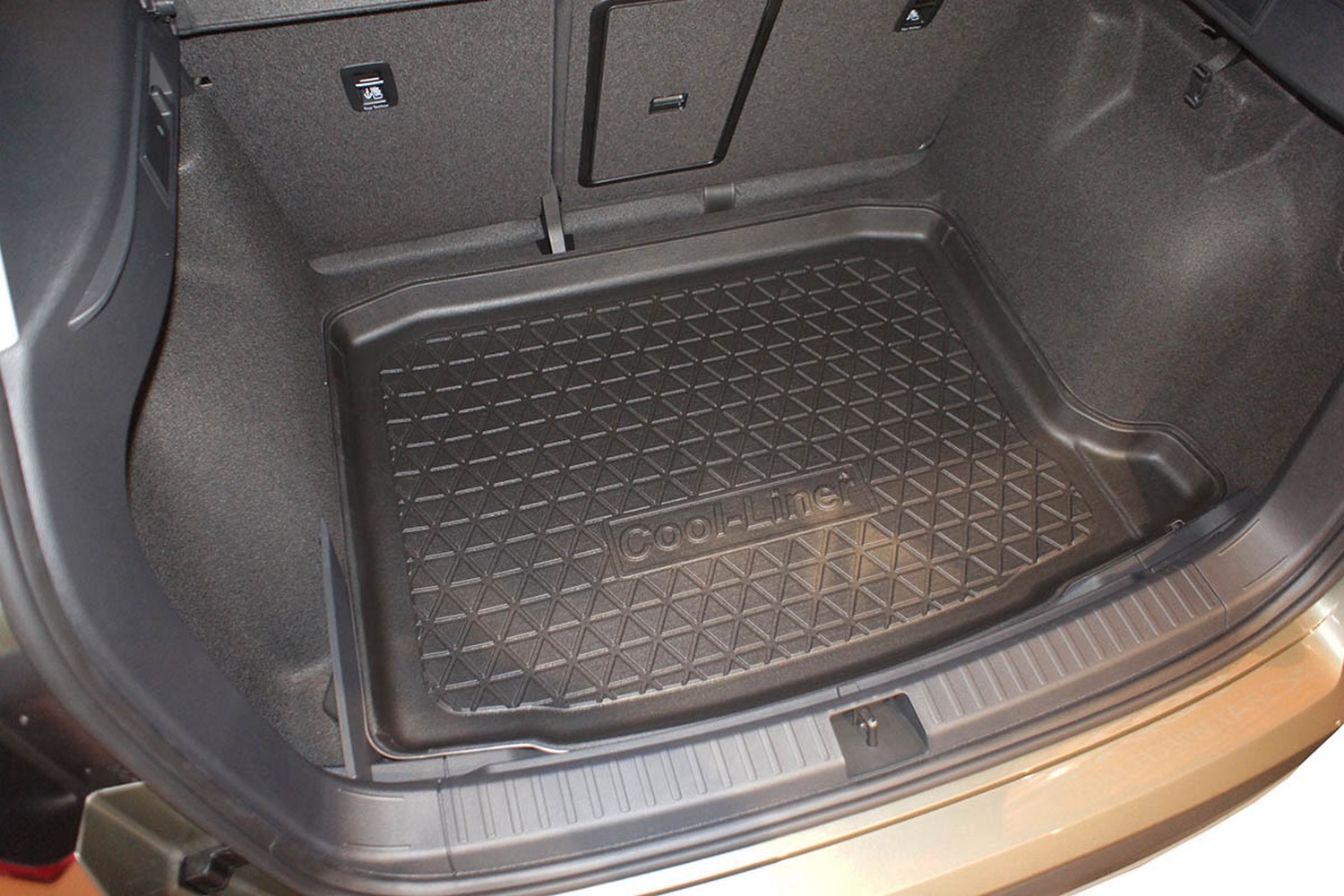 Boot mat suitable for Cupra Ateca 2018-present Cool Liner anti slip PE/TPE rubber