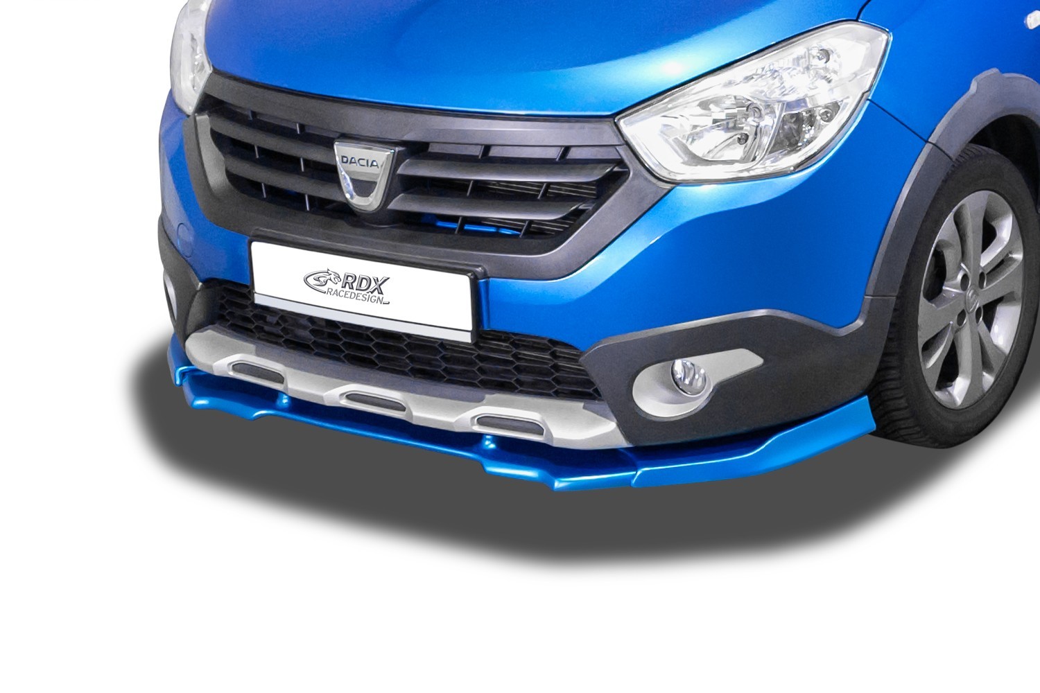 Front spoiler Vario-X suitable for Dacia Dokker Stepway 2012-2021 PU Front spoiler Vario-X suitable for Dacia Dokker Stepway 2012-2021 PU
