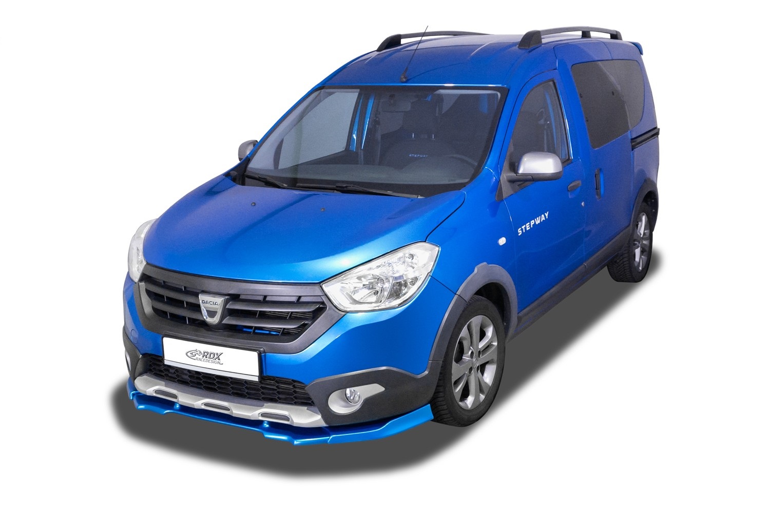 Front spoiler Vario-X suitable for Dacia Dokker Stepway 2012-2021 PU - painted (2) Front spoiler Vario-X suitable for Dacia Dokker Stepway 2012-2021 PU - painted (2)