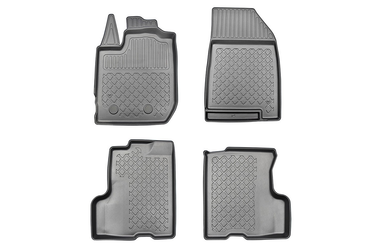 Car mats suitable for Dacia Duster II 2018-2024 Guardliner PE/TPE rubber