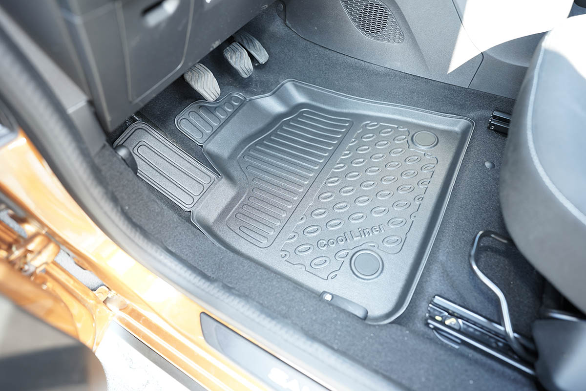 Tapis de sol de voiture en cuir pour Dacia Jogger  RJI,2021,2022,2023,couverture en polymères,accessoires de - LHD BLACK BLUE  - Cdiscount Auto