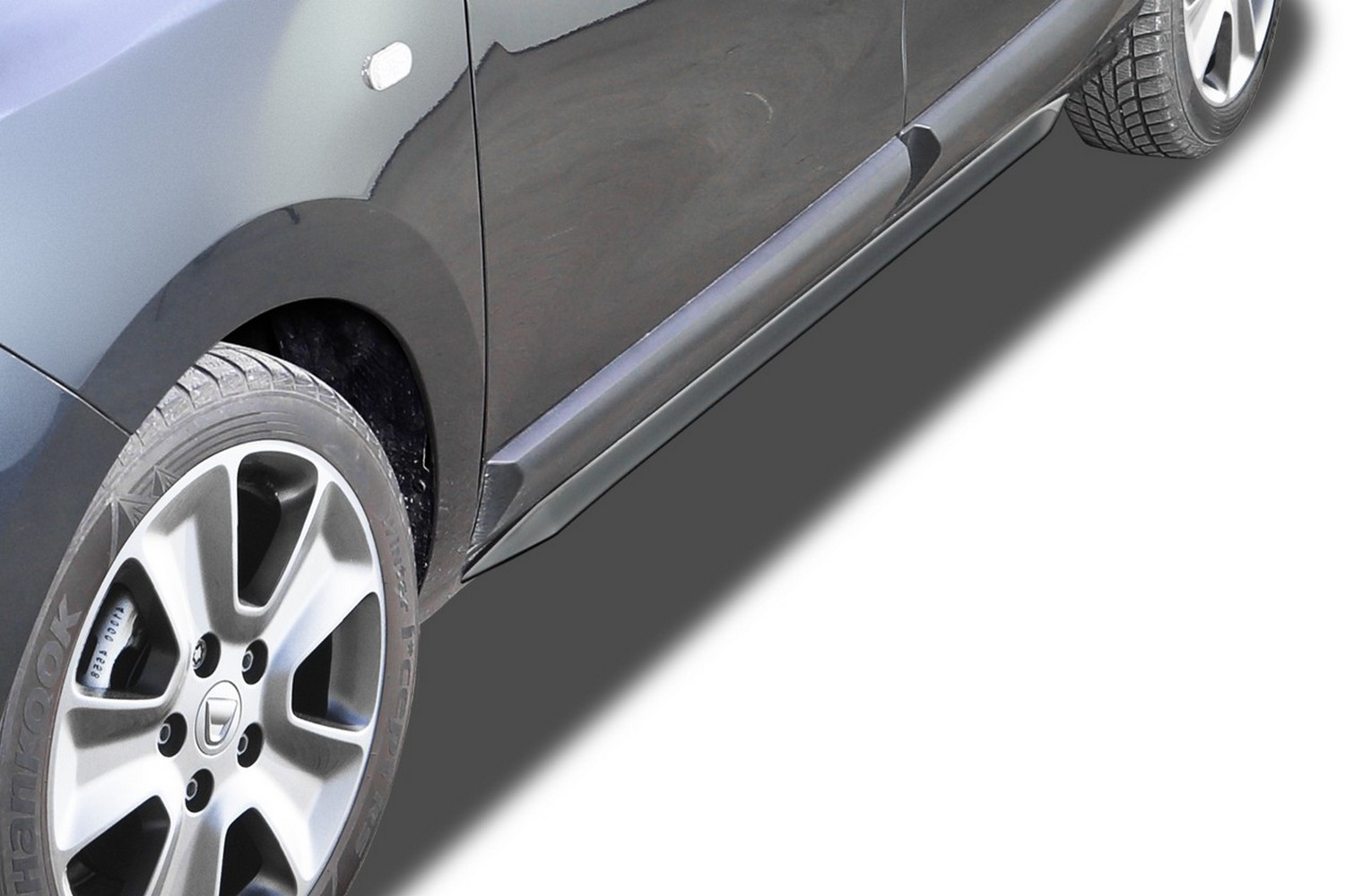 Side skirts suitable for Dacia Lodgy 2012-2022 &#34;Slim&#34; ABS