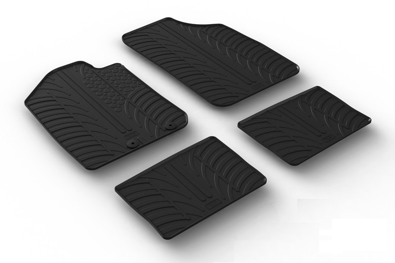 Car mats suitable for Dacia Spring (BBG) 2021-present Rubbasol rubber