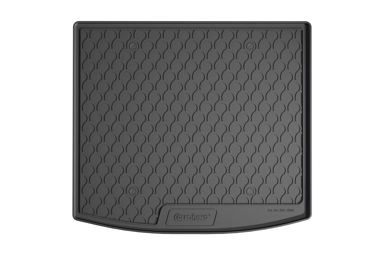 Boot mat suitable for Dacia Duster III 2024-present anti slip Rubbasol rubber