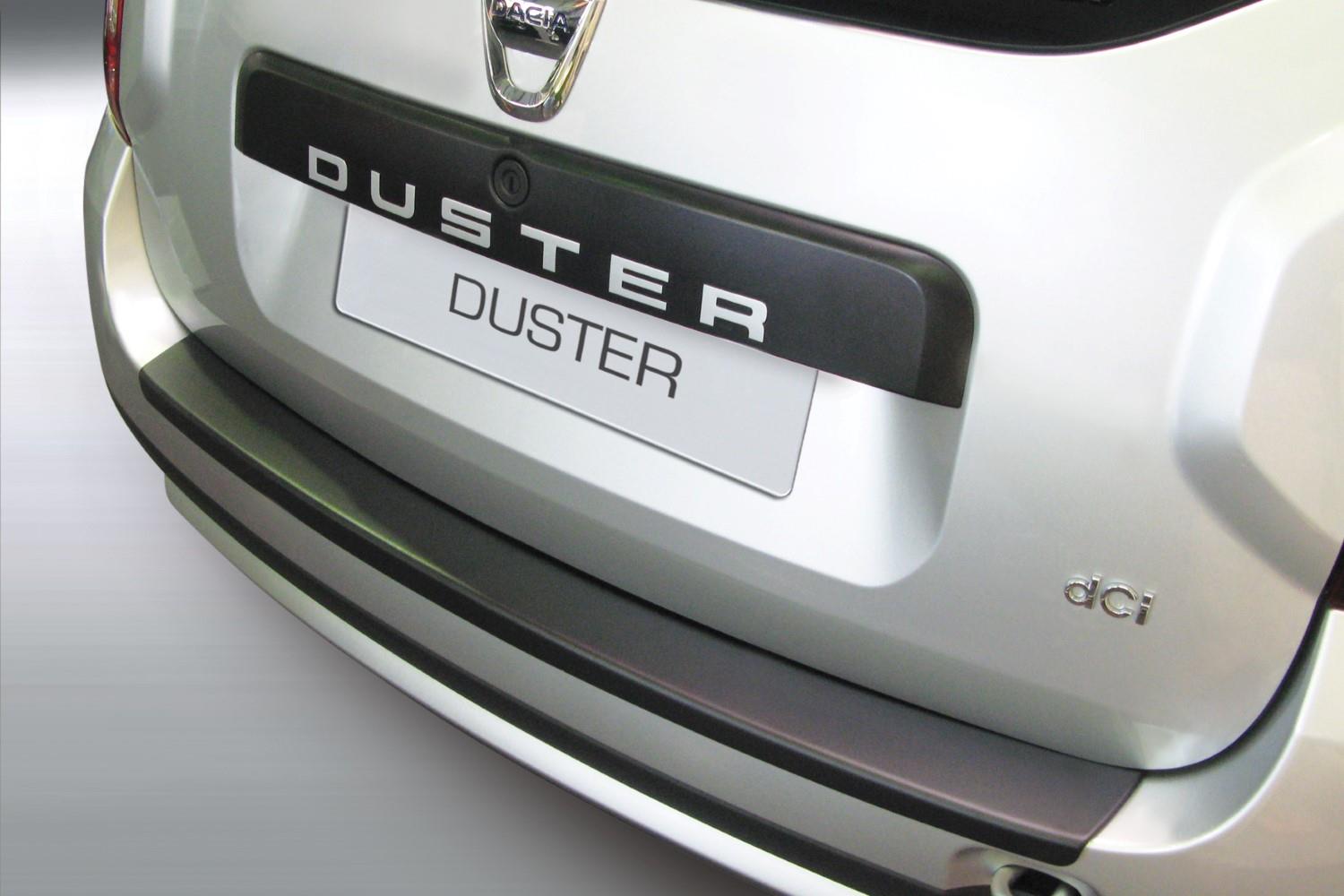 Protection de seuil de coffre Dacia Duster acier inox anthracite
