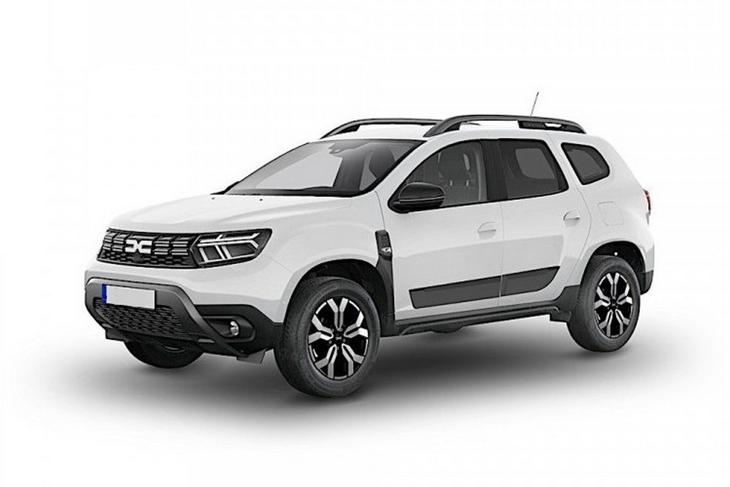 Baguettes protection convient à Dacia Duster II 2018-2024 ensemble