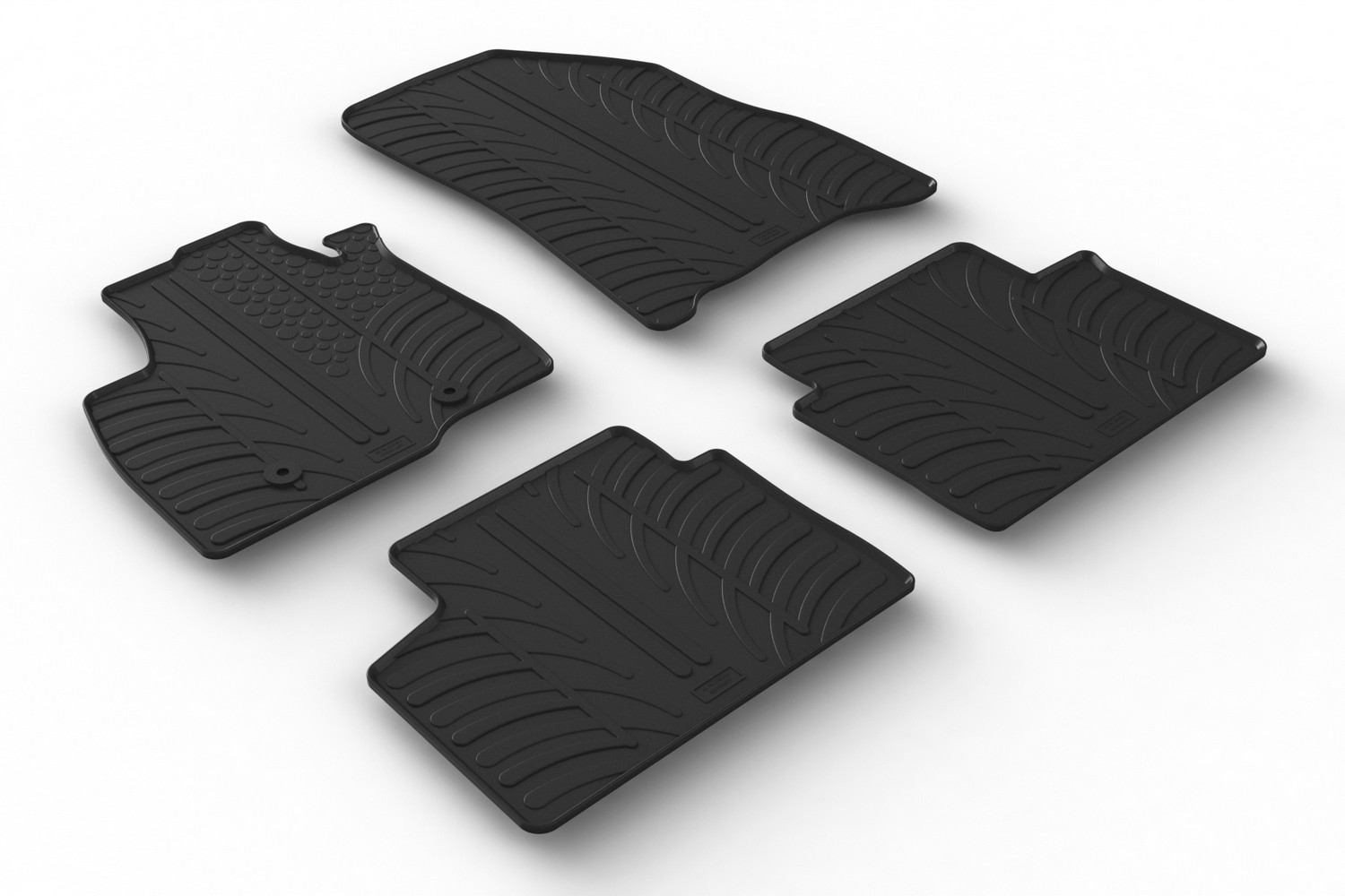 Car mats suitable for Dacia Duster III 2024-present Rubbasol rubber