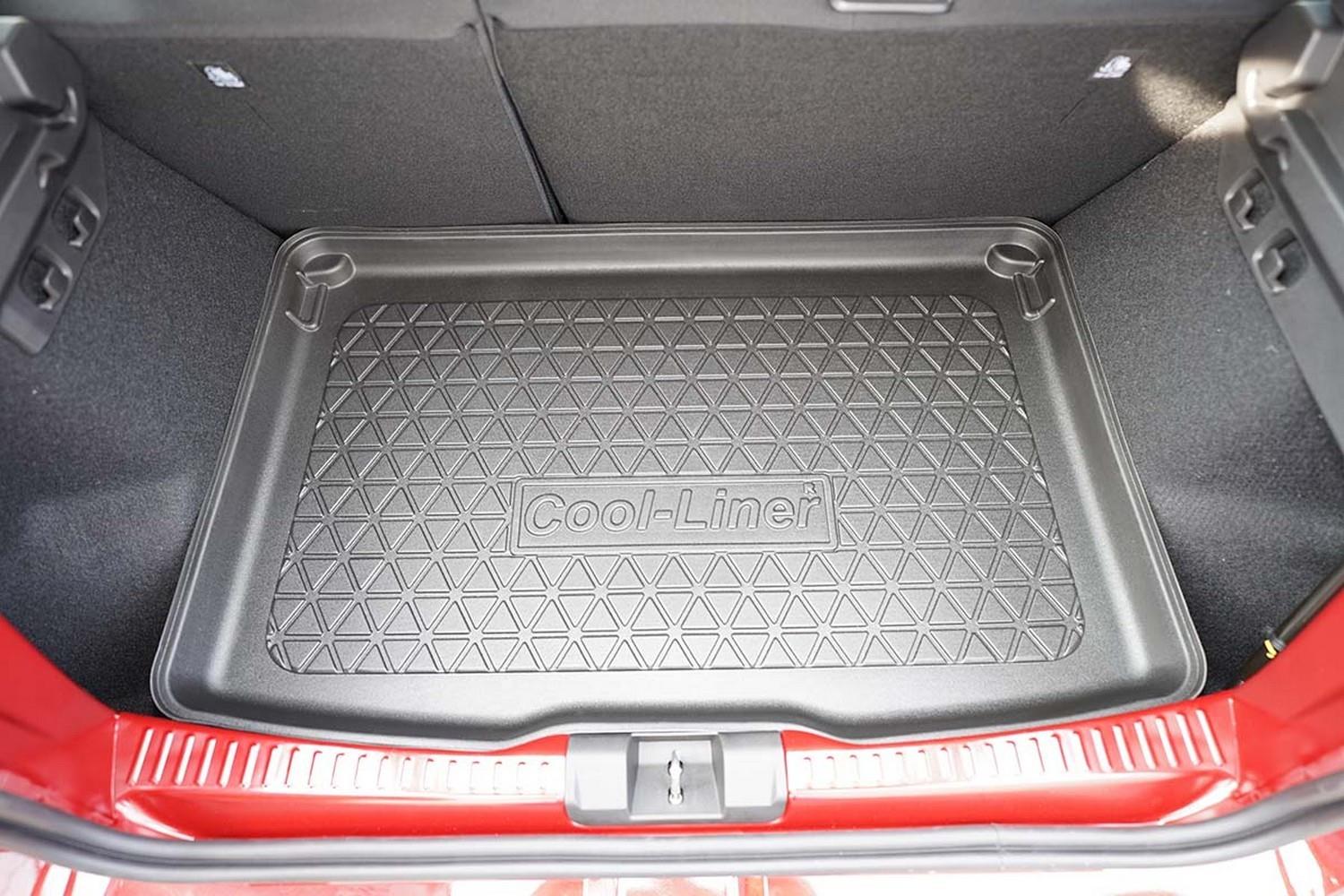 Kofferbakmat Dacia Sandero III 2020-heden 5-deurs hatchback Cool Liner anti-slip PE/TPE rubber