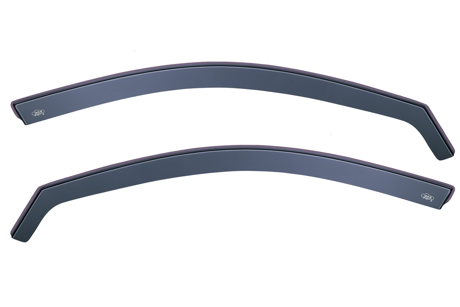 Side wind deflectors suitable for Daihatsu Sirion (M3#) 2005-2010 wagon front doors DGA - smoke grey (2)