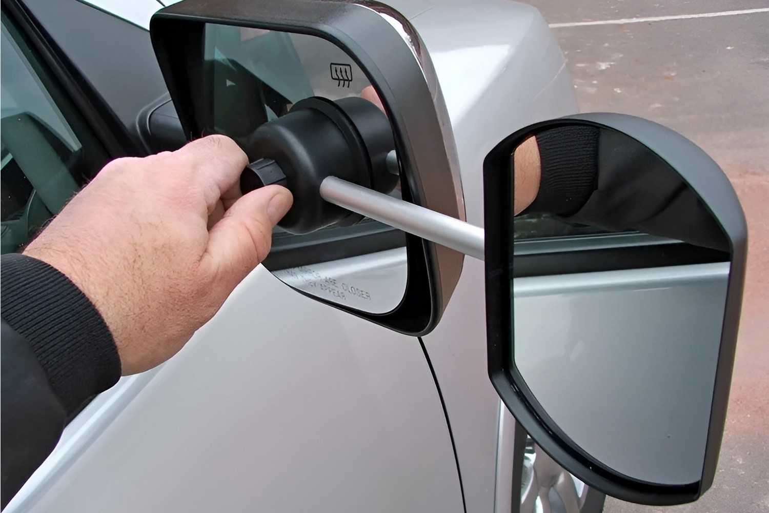 Towing mirror Defa Easy round (2)