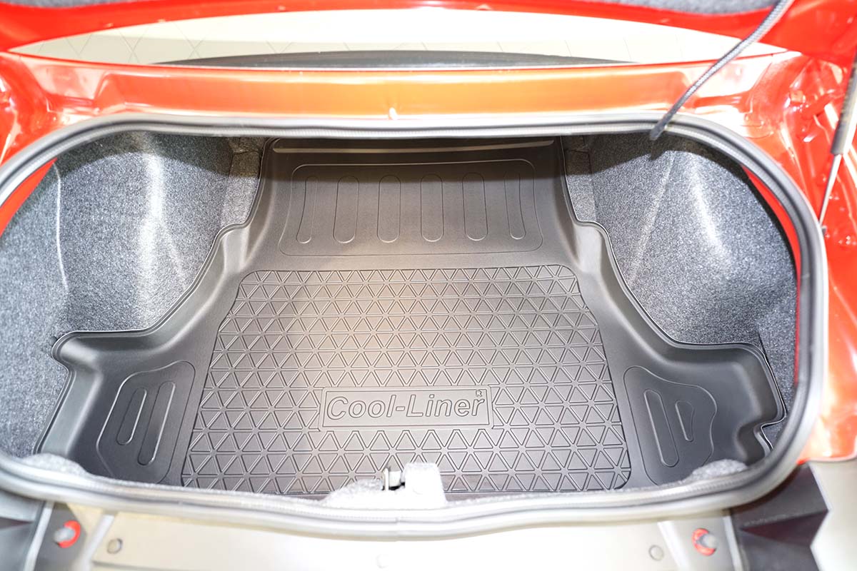 Kofferraumwanne passend für Dodge Challenger III 2008-heute 3-Türer Schrägheck Cool Liner anti-rutsch PE/TPE Gummi