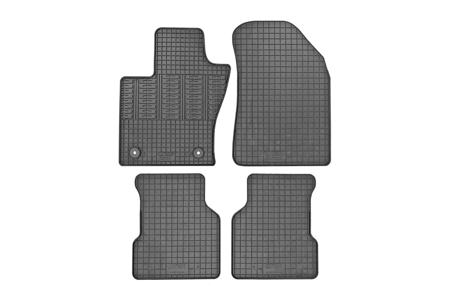 Fußmatten passend für Volkswagen Amarok II 2023-heute Gummi