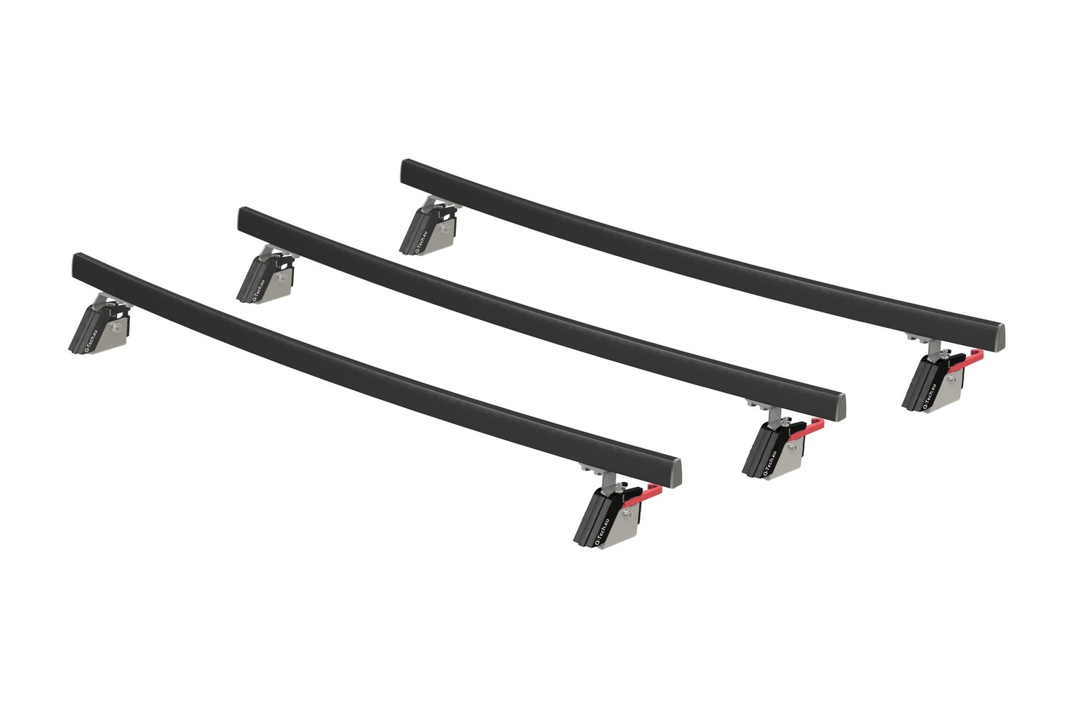 Barres de toit pliables convient à Ford Transit & Tourneo Custom 2012-2022 Q-Top Comfort Bars - 3 barres
