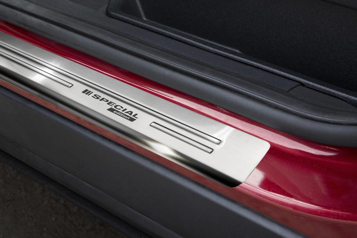 Instaplijsten Volkswagen Golf VII Sportsvan (5G) 2014-2020 RVS geborsteld 4-delig