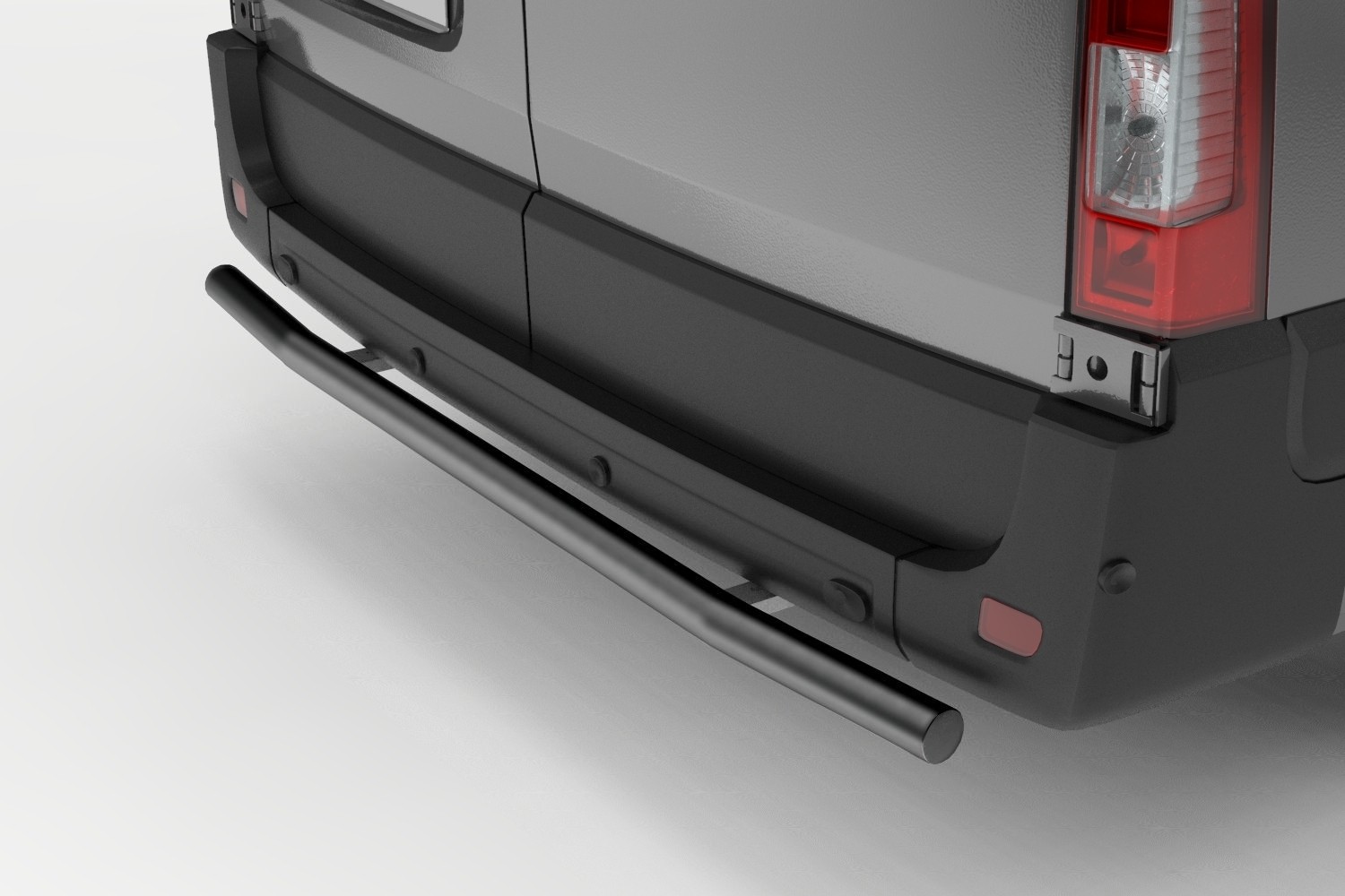 Barre de protection arrière convient à Mercedes-Benz Citan (W415) 2012-2021 inox noir mat