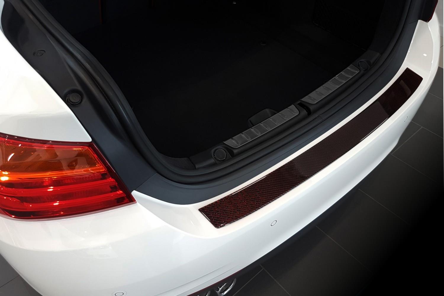 Protection de seuil de coffre convient à Audi A5 Sportback (8TA) 2009-2016 5 portes bicorps carbone