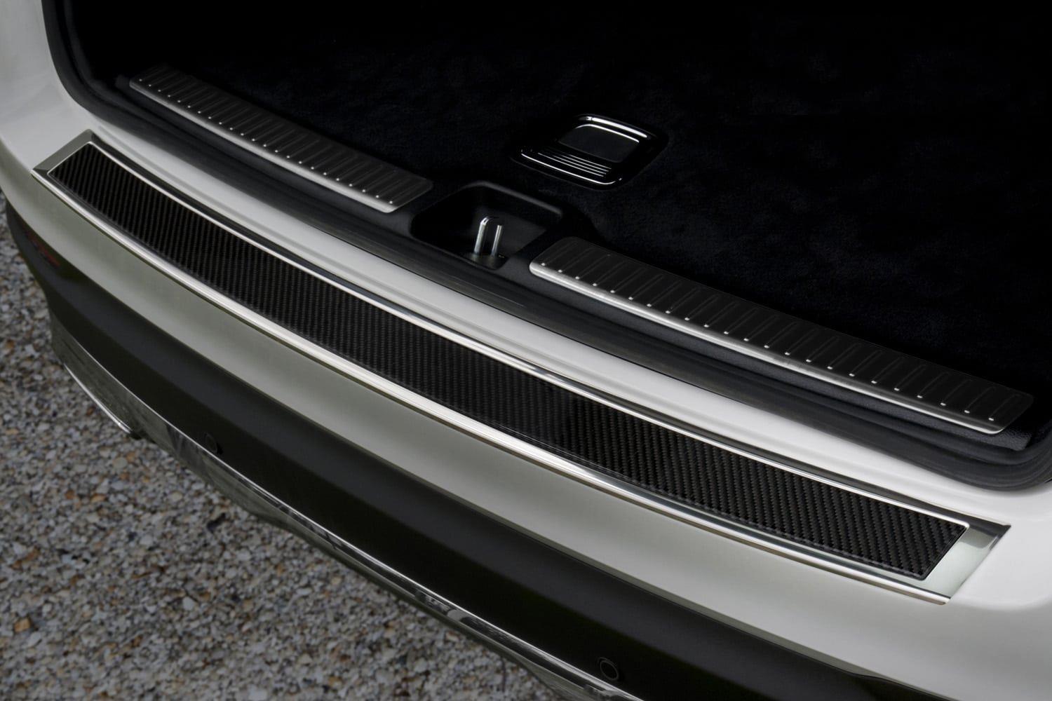 Protection de seuil de coffre Volvo XC60 I 2013-2017 acier inox - carbone
