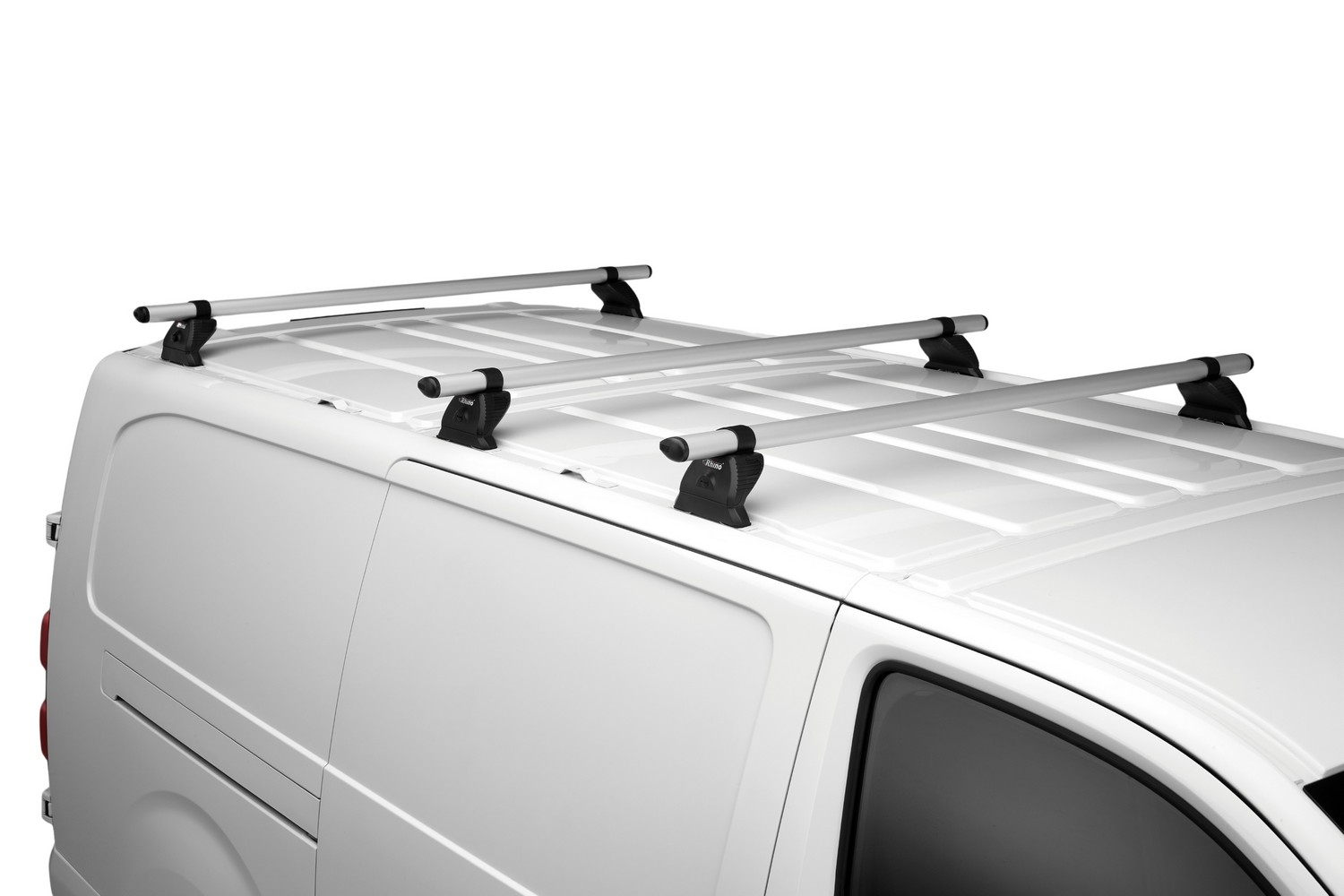 Roof bars suitable for LEVC VN5 2020-present Rhino KammBar Pro silver - 3 bars Roof bars suitable for LEVC VN5 2020-present Rhino KammBar Pro silver - 3 bars