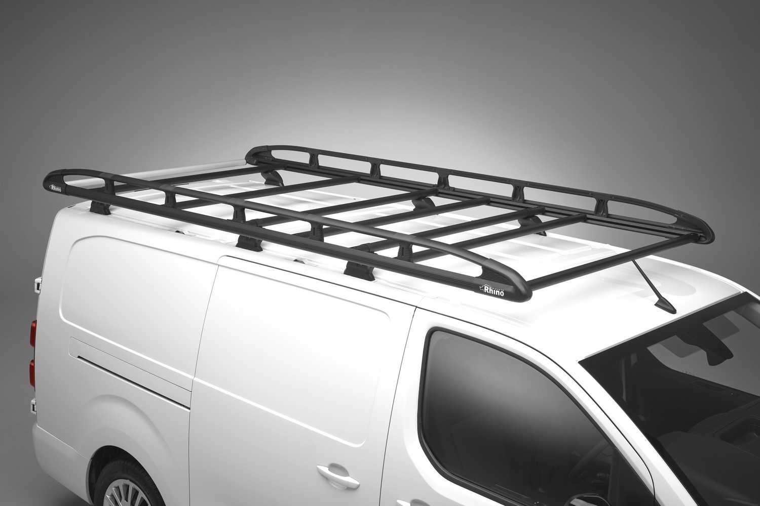 Baca adecuada para Citroën Berlingo III (K9) 2018-presente Rhino KammRack negro Baca adecuada para Citroën Berlingo III (K9) 2018-presente Rhino KammRack negro