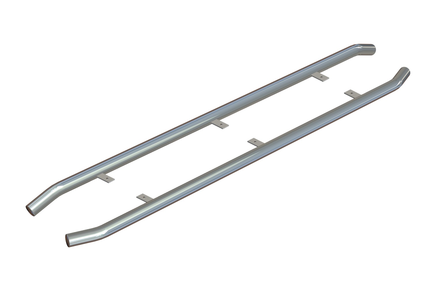 Side bars suitable for Peugeot Boxer II 2006-present stainless steel polished 64 mm