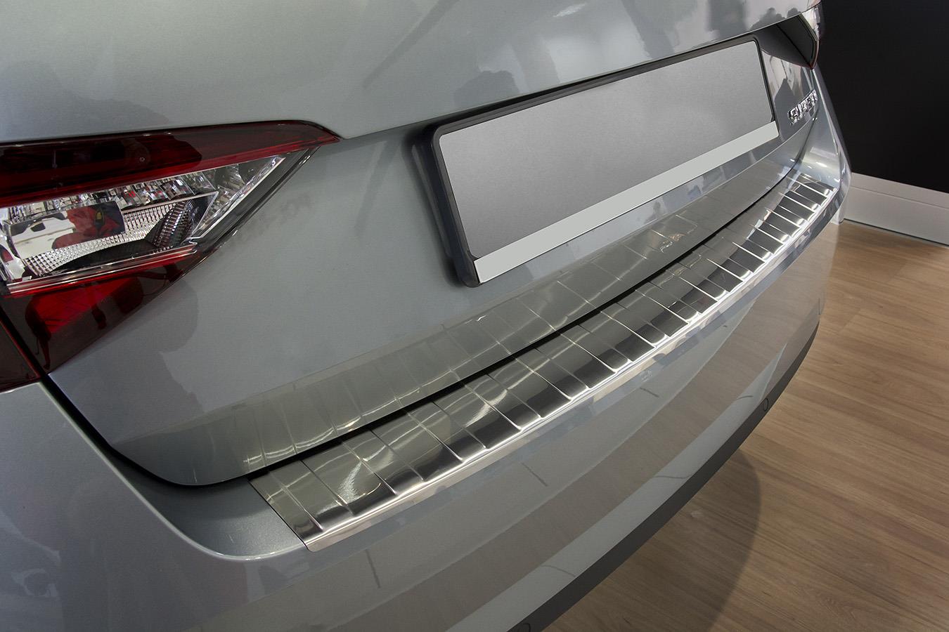 Bumperbeschermer geschikt voor Kia Soul II (PS) EV 2014-2019 5-deurs hatchback RVS geborsteld