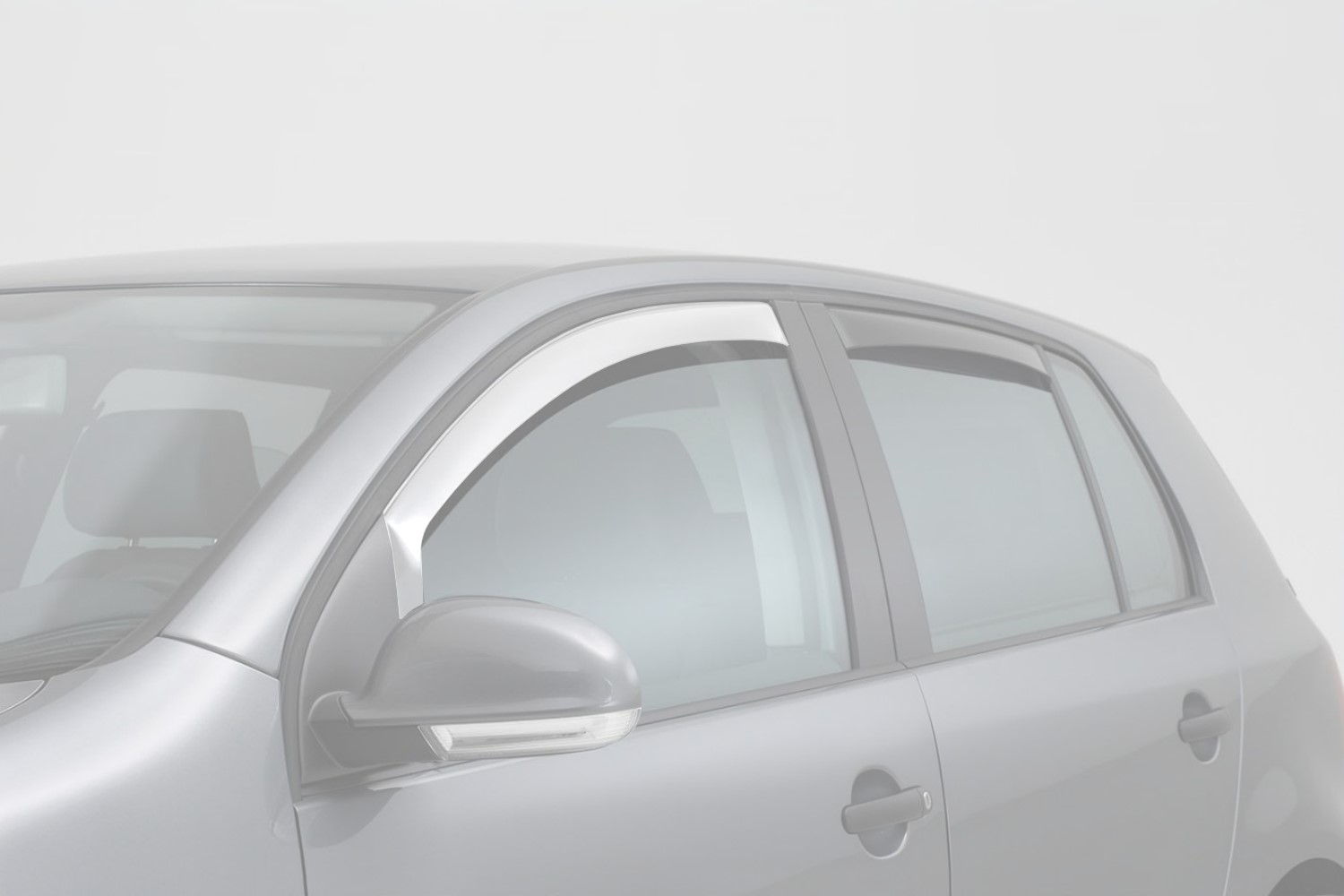 Side window deflectors suitable for Toyota Camry (XV70) 2019-2024 front doors ClimAir - clear transparent