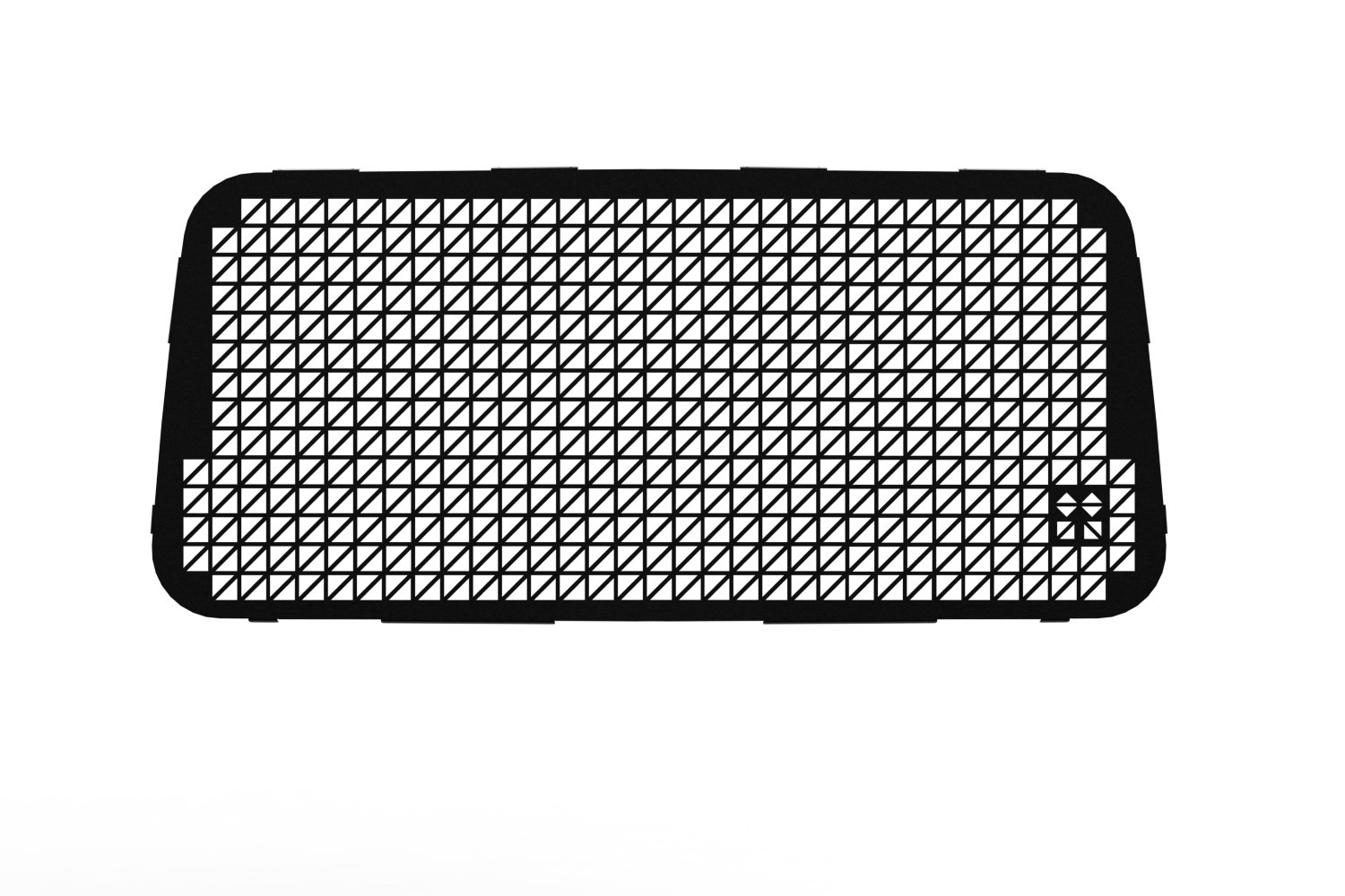 Grille de fenêtre Ford Transit Connect II 2013-2022 porte coulissante à droite - noir