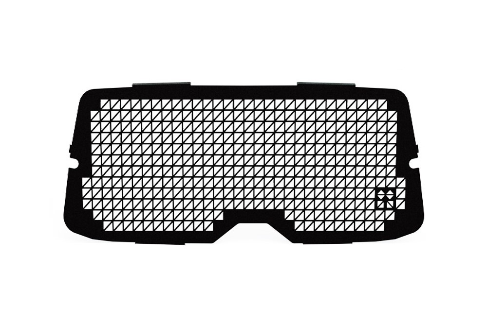 Window guard suitable for Volkswagen Caddy - Caddy Maxi (2K) 2015-2020 tailgate - black