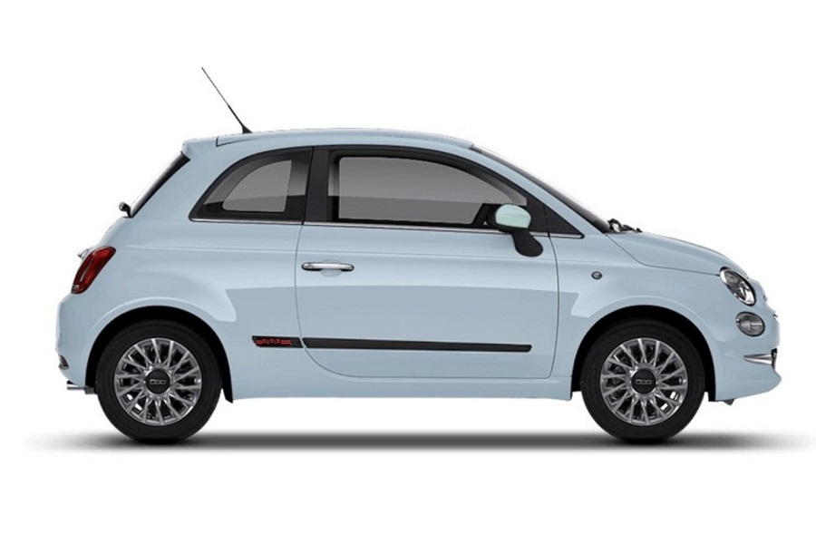Seitenschutzleisten Fiat 500 2007-heute 3-Türer Schrägheck Set